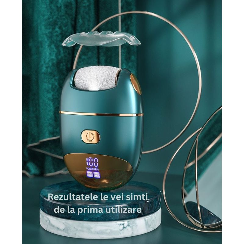 Ingrijire personala si Cosmetice - Manichiura si pedichiura - Pile cosmetice - Pila Electrica pentru Talpi si Calcaie ELUZZO®, Indeparteaza Calusurile, 2 Trepte de Putere - Infinity.ro