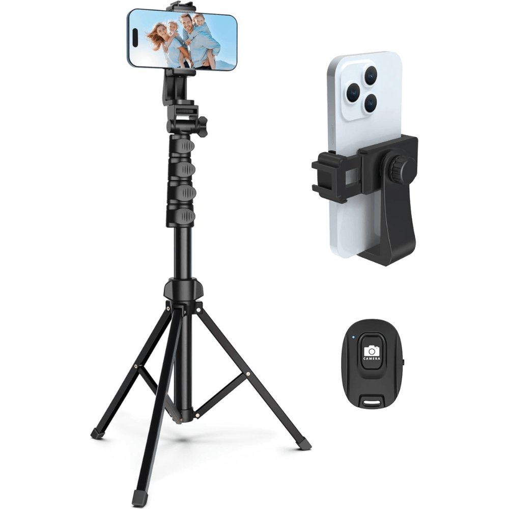 Selfie Stick cu Trepied Foto Telescopic Profesional VITTALIST, cu Telecomanda Bluetooth, Portabil, Ajustabil 28-152cm