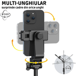 TV, Audio-Video si Foto - Aparate foto si accesorii - Accesorii foto si video - Trepiede - Selfie Stick cu Trepied Foto Telescopic Profesional VITTALIST, cu Telecomanda Bluetooth, Portabil, Ajustabil 28-152cm - Infinity.ro