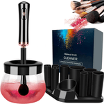 Ingrijire personala si Cosmetice - Machiaj - Aplicatoare si pensule machiaj - Aparat pentru Curatarea Pensulelor de Machiaj, Curatare si Uscare Ultrasonica,Pentru Toate Dimensiunile de Pensule,Negru - Infinity.ro