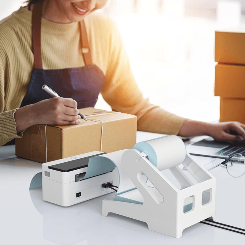 PC, gaming si accesorii - Imprimante, scanere & consumabile - Consumabile si accesorii - Benzi etichete - Suport pentru Etichete Termice autoadezive VITTALIST, Etichete Rola sau in Format Acordeon pentru AWB, Alb - Infinity.ro