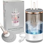 Ingrijire personala si Cosmetice - Machiaj - Aplicatoare si pensule machiaj - Aparat pentru Curatarea Pensulelor de Machiaj, 7000 RPM, Curatare Avansata Ultrasonica,Toate Dimensiunile de Pensule,Alb - Infinity.ro