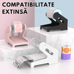 PC, gaming si accesorii - Imprimante, scanere & consumabile - Consumabile si accesorii - Benzi etichete - Suport pentru Etichete Termice autoadezive VITTALIST, Etichete Rola sau in Format Acordeon pentru AWB, Alb - Infinity.ro