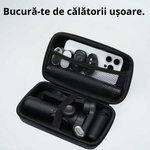 TV, Audio-Video si Foto - Aparate foto si accesorii - Accesorii foto si video - Stabilizatoare de imagine - Husa Rigida pentru Stabilizator Gimbal de Telefon, Carcasa de Transport cu Buzunar, Protectie la Socuri, Negru Grant - Infinity.ro