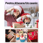 PC, gaming si accesorii - Imprimante, scanere & consumabile - Imprimante - Imprimante termice - Imprimanta Etichete Termica Portabila, Compatibila iOS/Android/Windows, Aplicatie Telefon, Rola 40x30 Inclusa, Alb - Infinity.ro