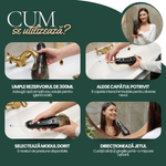 Ingrijire personala si Cosmetice - Igiena dentara - Irigatoare bucale - Irigator Oral Profesional Portabil, 5 Trepte Intensitate, 8 Duze, IPX7, Rezervor 300ml, 1200 Pulsatii/Min, Negru - Infinity.ro