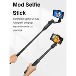TV, Audio-Video si Foto - Aparate foto si accesorii - Accesorii foto si video - Stabilizatoare de imagine - Set Accesorii Stabilizator Gimbal pentru Telefon VITTALIST, Brat extensibil 72 cm si Husa rigida transport, Negru - Infinity.ro