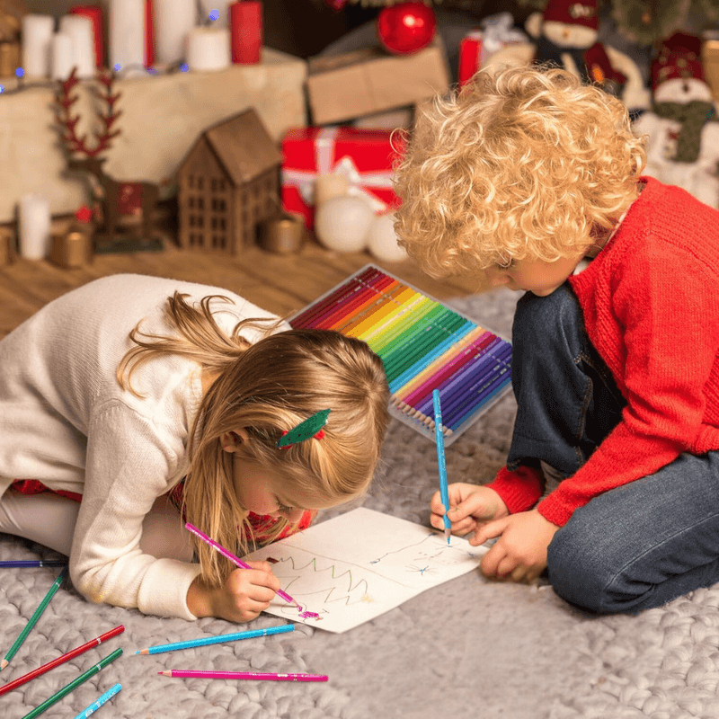 Carti si Birotica - Birotica - Instrumente de scris - Creioane - Set Profesional 72 Creioane Colorate, Desen, Schite, Arta, In Cutie Metalica Rezistenta, Pentru Artisti, Copii, Scoala - Infinity.ro