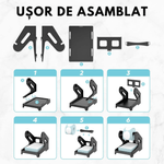 PC, gaming si accesorii - Imprimante, scanere & consumabile - Consumabile si accesorii - Benzi etichete - Suport pentru Etichete Termice Autoadezive VITTALIST, Etichete Rola sau in Format Acordeon pentru AWB, Negru - Infinity.ro