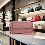 Fashion, accesorii si bijuterii - Femei - Accesorii femei - Portofele femei - Portofel Dama Elegant, Compartimentare Inteligenta, Design Modern – Burgundia - Infinity.ro