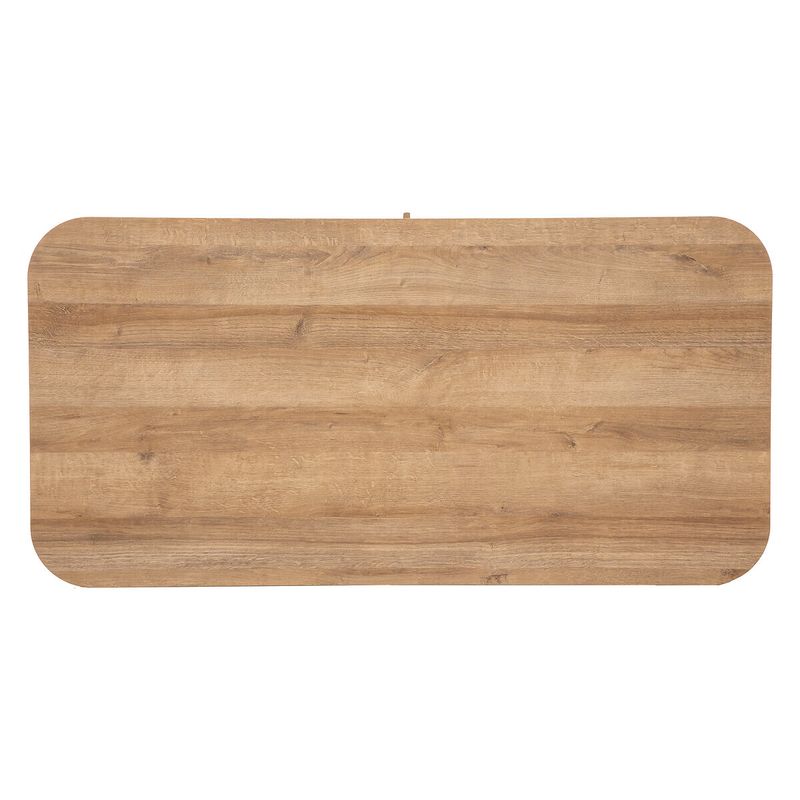 Casa si Gradina - Mobilier - Mese si birouri - Masute de cafea - Masuta de cafea Atmosphera Colva cu 2 usi glisante, MDF si otel, 120x60x41 cm, bej - Infinity.ro