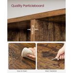 Casa si Gradina - Mobilier - Biblioteci si rafturi - Biblioteci - Biblioteca cu 10 compartimente, unitate de depozitare pentru decoratiuni, din lemn, 29x129x129cm, maro rustic - Infinity.ro