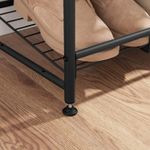 Casa si Gradina - Mobilier - Dulapuri si sifoniere - Dulapuri pantofi - Pantofar cu 4 rafturi de depozitare, din metal, polite cu unghi reglabil, 28x69x65cm, negru - Infinity.ro