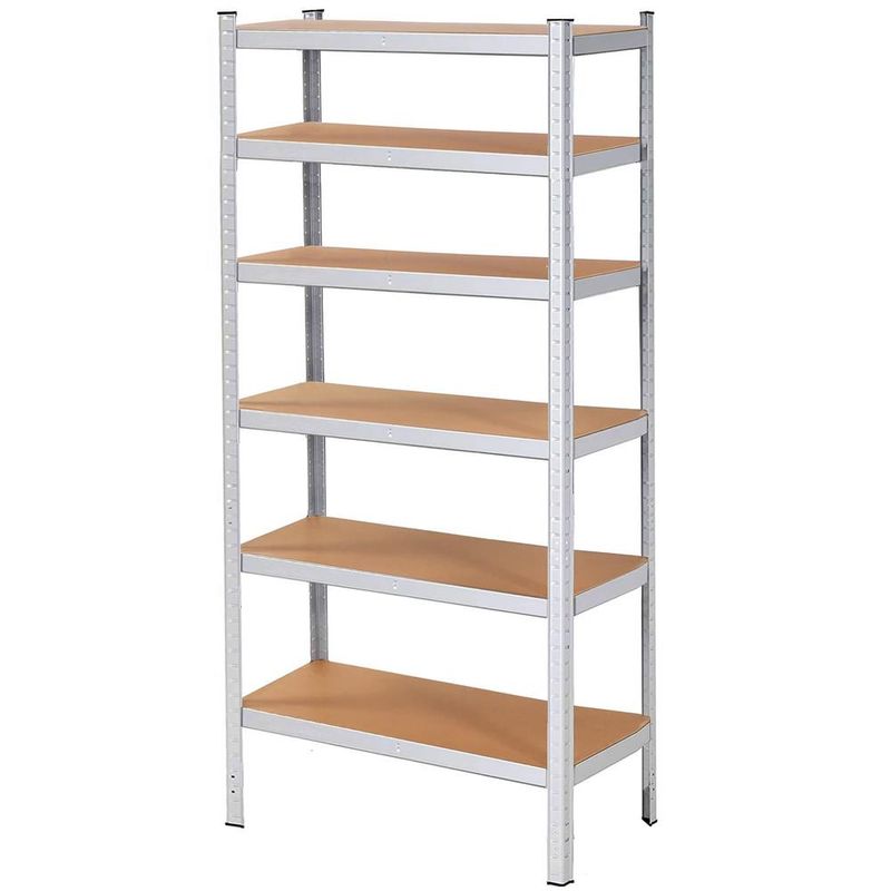 Casa si Gradina - Mobilier - Biblioteci si rafturi - Rafturi - Raft cadru metalic modular pentru depozitare, 6 polite, 225x110x50cm, sarcina 900kg - Infinity.ro