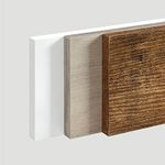 Casa si Gradina - Mobilier - Biblioteci si rafturi - Biblioteci - Raft de perete, set 3 bucati 30cm, 35cm si 40cm, 2 moduri de montare, maro rustic si negru - Infinity.ro