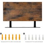 Casa si Gradina - Mobilier - Biblioteci si rafturi - Biblioteci - Raft de perete suspendat plutitor, MDF, sistem montare inclus, 80x20x4cm, vintage maro - Infinity.ro