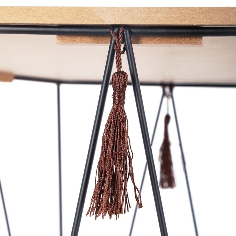 Casa si Gradina - Mobilier - Mese si birouri - Masute de cafea - Masuta cafea octogonala Atmosphera Kumi, 44x38x40 cm, negru - Infinity.ro