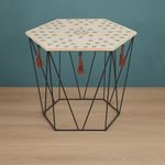 Casa si Gradina - Mobilier - Mese si birouri - Masute de cafea - Masuta cafea octogonala Atmosphera Kumi, 44x38x40 cm, negru - Infinity.ro