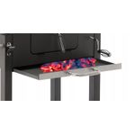 Casa si Gradina - Gradina si terasa - Gratare si accesorii - Gratare de gradina - Gratar dreptunghiular pe carbuni, cu suport lateral si termometru capac, 115x60x108cm - Infinity.ro