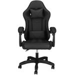 PC, gaming si accesorii - Gaming - Accesorii gaming - Scaune gaming - Scaun birou pentru gaming, ergonomic, suport lombar si tetiera, 114-123x55x50 cm, negru - Infinity.ro