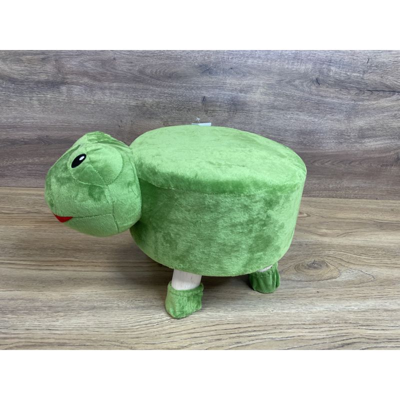 Casa si Gradina - Mobilier - Scaune si fotolii - Tabureti - Taburet pentru copii, 28x25cm, maxim 50kg, model broscuta - Infinity.ro