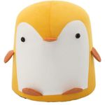 Casa si Gradina - Mobilier - Scaune si fotolii - Tabureti - Taburet pentru copii, 28x25cm, maxim 50kg, model pinguin galben - Infinity.ro