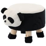 Casa si Gradina - Mobilier - Scaune si fotolii - Fotolii - Taburet pentru copii, 28x25cm, maxim 50kg, model panda - Infinity.ro