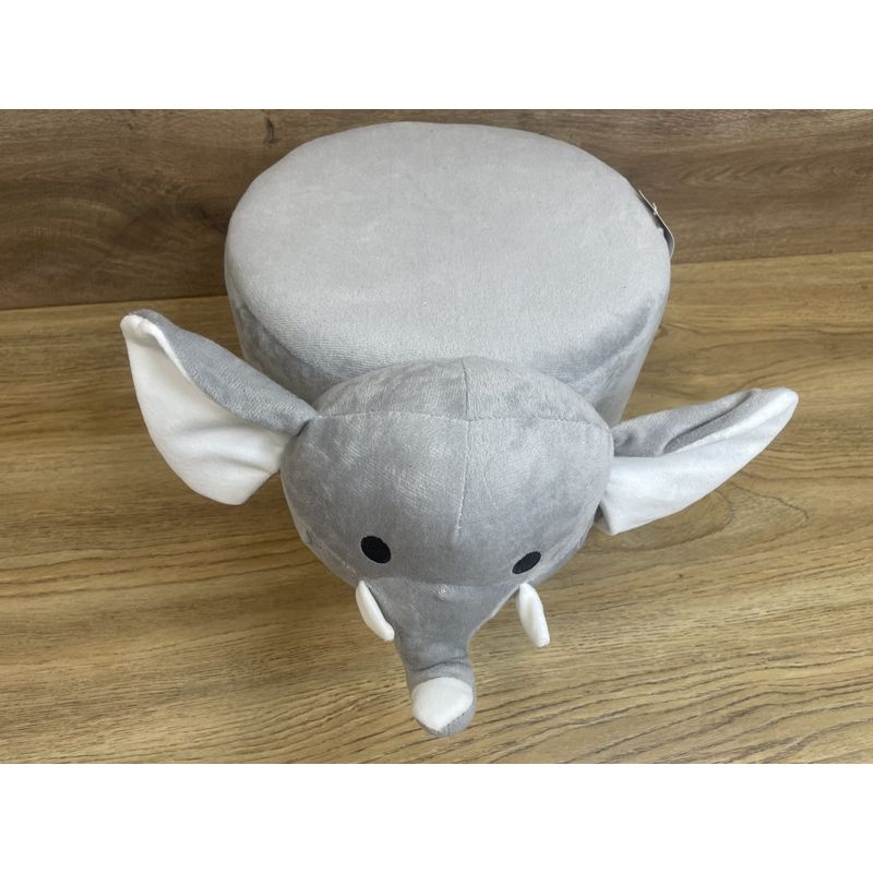 Casa si Gradina - Mobilier - Scaune si fotolii - Fotolii - Taburet pentru copii, 28x25cm, maxim 50kg, model elefant - Infinity.ro