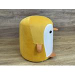 Casa si Gradina - Mobilier - Scaune si fotolii - Tabureti - Taburet pentru copii, 28x25cm, maxim 50kg, model pinguin galben - Infinity.ro