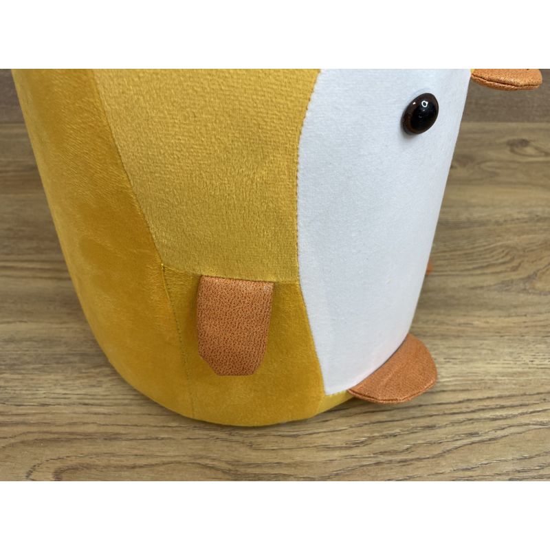 Casa si Gradina - Mobilier - Scaune si fotolii - Tabureti - Taburet pentru copii, 28x25cm, maxim 50kg, model pinguin galben - Infinity.ro