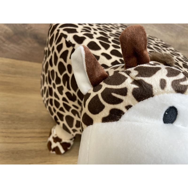 Casa si Gradina - Mobilier - Scaune si fotolii - Tabureti - Taburet pentru copii, 28x25cm, maxim 50kg, model girafa - Infinity.ro