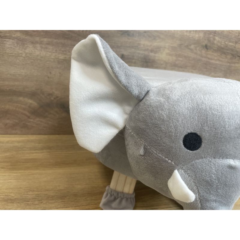 Casa si Gradina - Mobilier - Scaune si fotolii - Fotolii - Taburet pentru copii, 28x25cm, maxim 50kg, model elefant - Infinity.ro