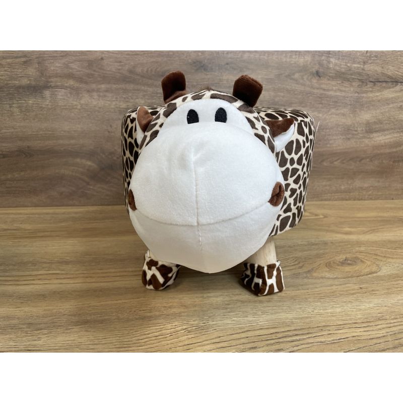 Casa si Gradina - Mobilier - Scaune si fotolii - Tabureti - Taburet pentru copii, 28x25cm, maxim 50kg, model girafa - Infinity.ro