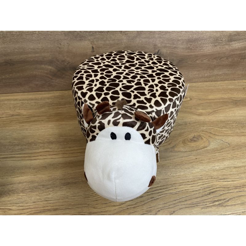 Casa si Gradina - Mobilier - Scaune si fotolii - Tabureti - Taburet pentru copii, 28x25cm, maxim 50kg, model girafa - Infinity.ro