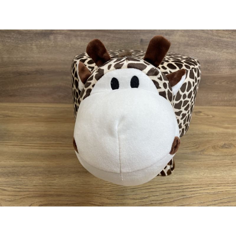 Casa si Gradina - Mobilier - Scaune si fotolii - Tabureti - Taburet pentru copii, 28x25cm, maxim 50kg, model girafa - Infinity.ro