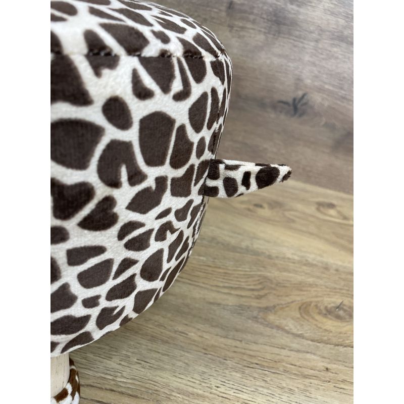 Casa si Gradina - Mobilier - Scaune si fotolii - Tabureti - Taburet pentru copii, 28x25cm, maxim 50kg, model girafa - Infinity.ro