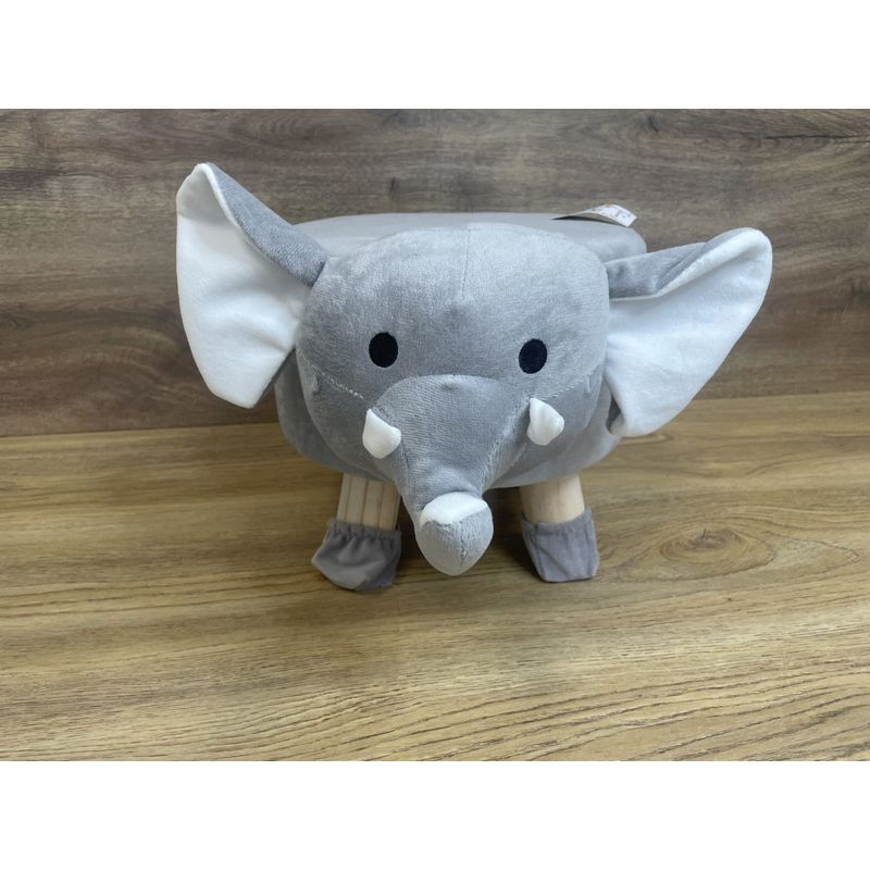 Casa si Gradina - Mobilier - Scaune si fotolii - Fotolii - Taburet pentru copii, 28x25cm, maxim 50kg, model elefant - Infinity.ro