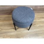 Casa si Gradina - Mobilier - Scaune si fotolii - Fotolii - Taburet pentru copii, rotund, spatiu depozitare, 31x28cm, maxim 50kg, gri - Infinity.ro