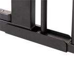 Petshop - Accesorii petshop - Jucarii animale - Jucarii educative - Poarta de siguranta Safety Gate pentru scari, ajustabila 89-96 cm, din otel, neagra - Infinity.ro