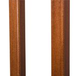 Petshop - Accesorii petshop - Jucarii animale - Jucarii educative - Poarta de siguranta Safety Gate pentru scari, ajustabila 75-82 cm, din otel si lemn, negru maro - Infinity.ro