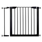 Petshop - Accesorii petshop - Jucarii animale - Jucarii educative - Poarta de siguranta Safety Gate pentru scari, ajustabila 83-89 cm, din otel, neagra - Infinity.ro