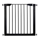 Petshop - Accesorii petshop - Jucarii animale - Jucarii educative - Poarta de siguranta Safety Gate pentru scari, ajustabila 83-89 cm, din otel, neagra - Infinity.ro