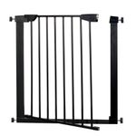 Petshop - Accesorii petshop - Jucarii animale - Jucarii educative - Poarta de siguranta Safety Gate pentru scari, ajustabila 83-89 cm, din otel, neagra - Infinity.ro