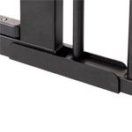 Petshop - Accesorii petshop - Jucarii animale - Jucarii educative - Poarta de siguranta Safety Gate pentru scari, ajustabila 103-110 cm, din otel, neagra - Infinity.ro