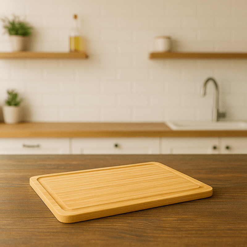 Casa si Gradina - Mobilier - Seturi de mobilier - Seturi bucatarie - Platou servire Atmosphera din bambus, 28x20 cm, maro natur - Infinity.ro