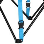 Casa si Gradina - Gradina si terasa - Mobilier exterior - Seturi mobila gradina - Set masa pliabila cu 2 scaune, structura metalica, husa transport, 47x47x45 cm, gri - Infinity.ro