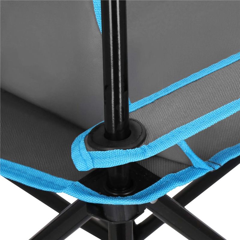 Casa si Gradina - Gradina si terasa - Mobilier exterior - Seturi mobila gradina - Set masa pliabila cu 2 scaune, structura metalica, husa transport, 47x47x45 cm, gri - Infinity.ro