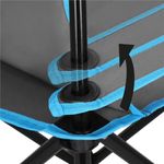 Casa si Gradina - Gradina si terasa - Mobilier exterior - Seturi mobila gradina - Set masa pliabila cu 2 scaune, structura metalica, husa transport, 47x47x45 cm, gri - Infinity.ro