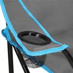 Casa si Gradina - Gradina si terasa - Mobilier exterior - Seturi mobila gradina - Set masa pliabila cu 2 scaune, structura metalica, husa transport, 47x47x45 cm, gri - Infinity.ro