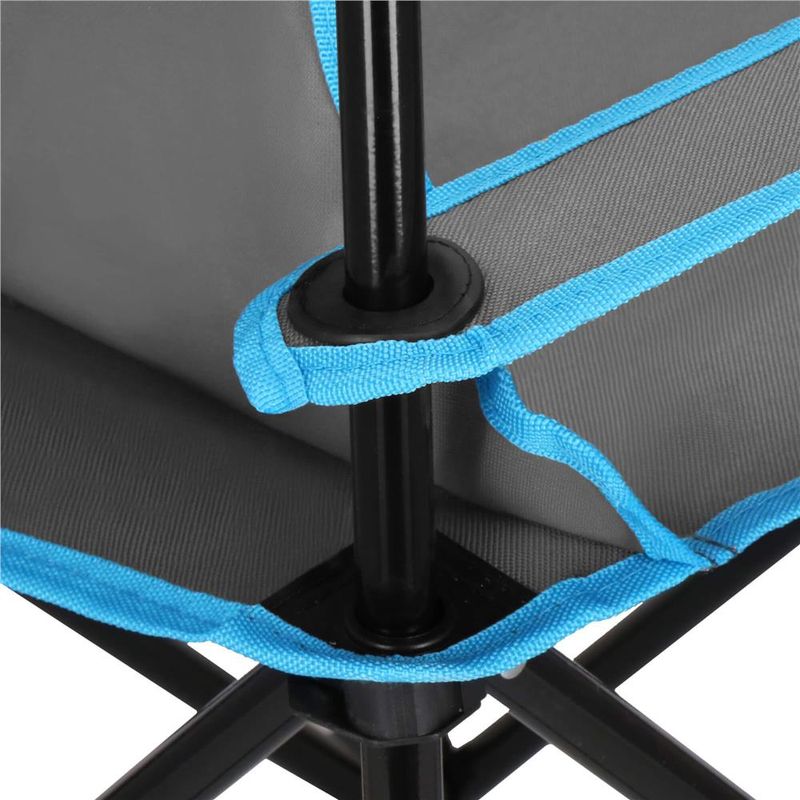 Casa si Gradina - Gradina si terasa - Mobilier exterior - Seturi mobila gradina - Set masa pliabila cu 2 scaune, structura metalica, husa transport, 47x47x45 cm, gri - Infinity.ro